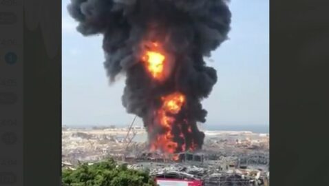 В порту Бейрута произошел новый пожар