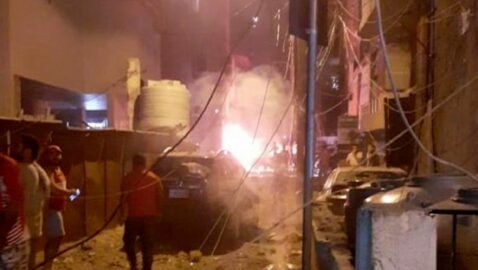 В Бейруте новый мощный взрыв, видео