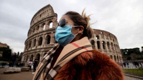 В Италии будут штрафовать до 1000 евро за нахождение на улице без маски
