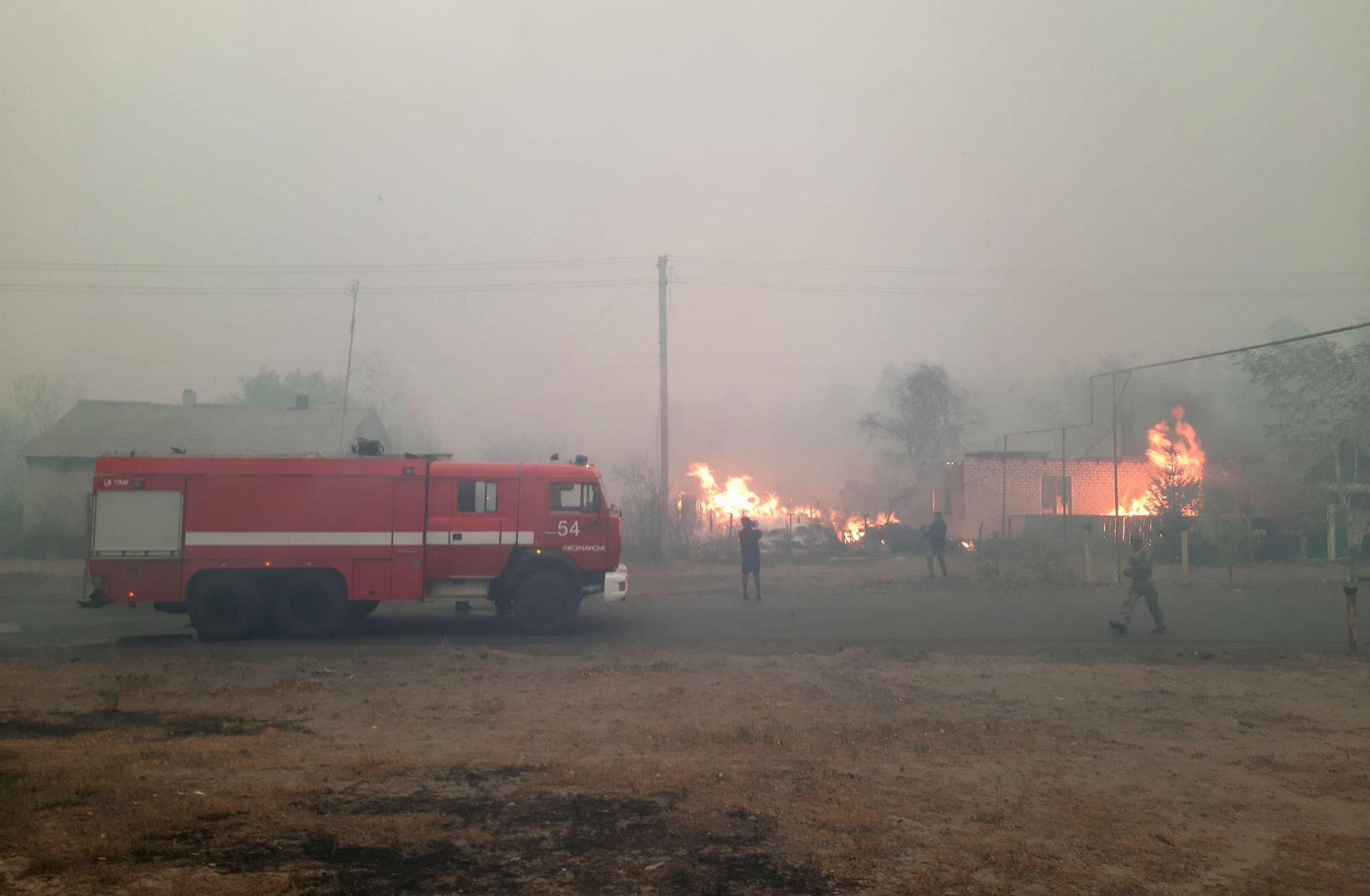 Генпрокуратура озвучила четыре версии причин пожаров на Луганщине