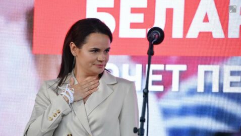 Тихановская выступила за участие России в переговорах по Беларуси