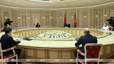 Лукашенко дал интервью журналистам из России, Украины и Казахстана