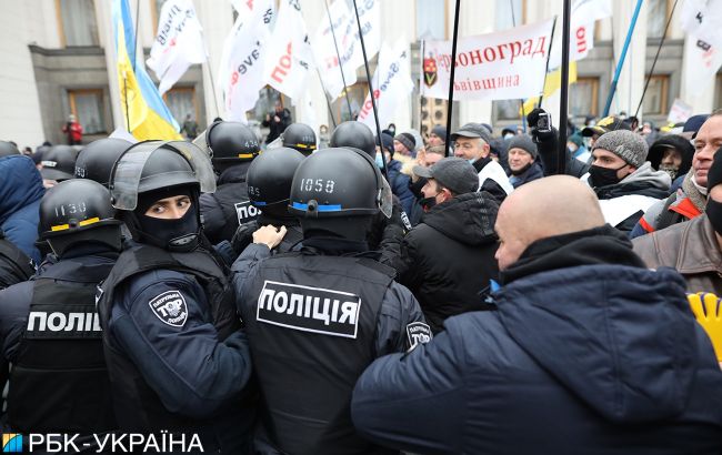 В полиции прокомментировали попытку штурма Рады