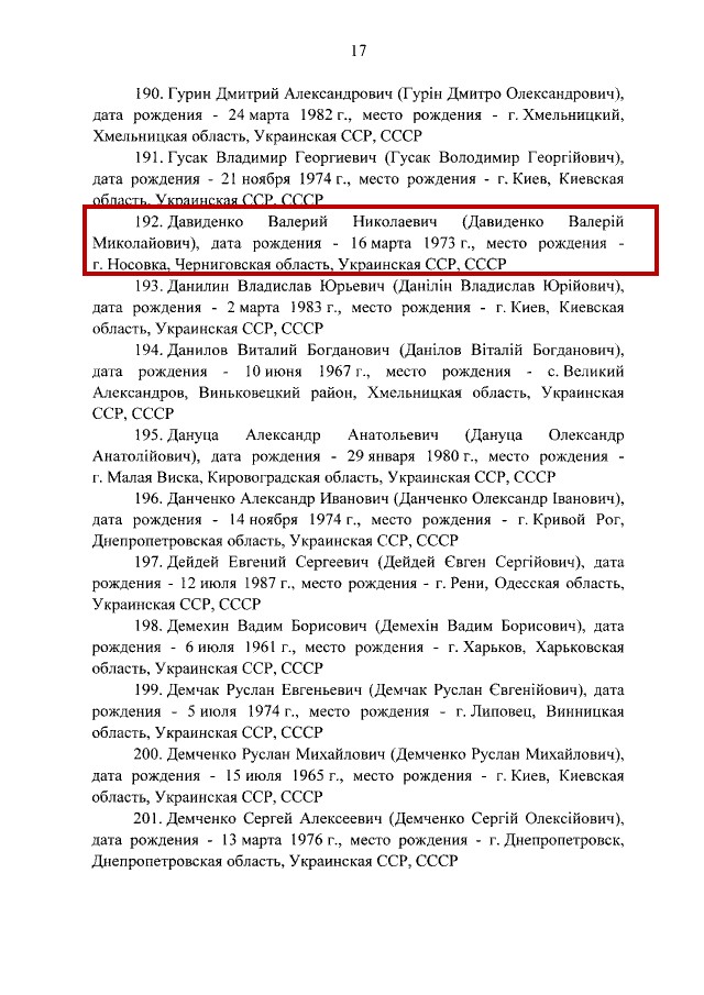 Погибший нардеп Давиденко попал под санкции РФ - 2 - изображение