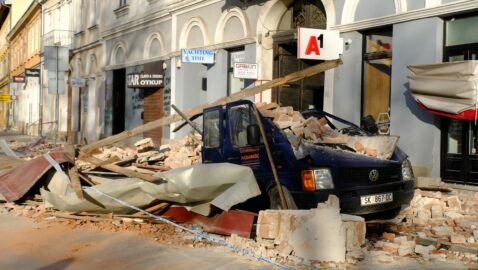 В Хорватии произошли три землетрясения: люди ночевали на улицах