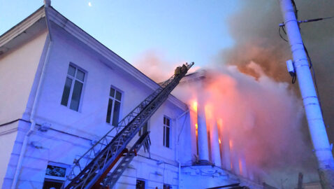 В Полтаве загорелись кинотеатр и три заведения (фото, видео)