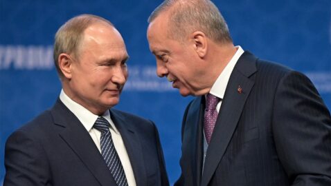 Эрдоган назвал Путина честным человеком, который держит слово