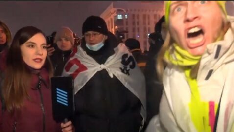 Мітингувальники на Майдані звинуватили журналістку «Прямого» у брехні