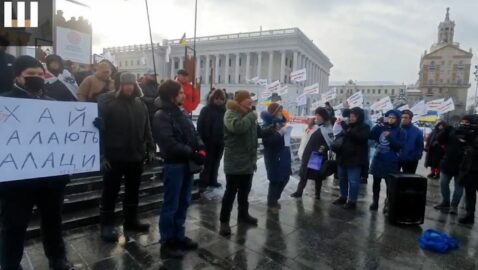 На Майдане проходит акция движения SaveФОП