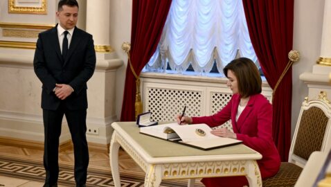 ОП: Зеленский и Санду обсудили в Киеве шесть основных тем