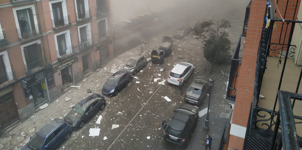 Взрыв в Мадриде: появились подробности инцидента (фото, видео)
