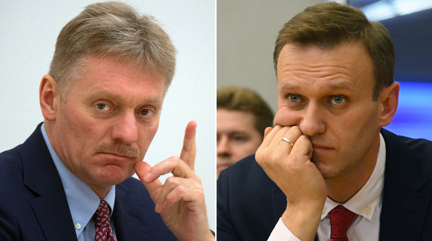 Пєсков про Навального: Його в Німеччині затримали? Я не в курсі