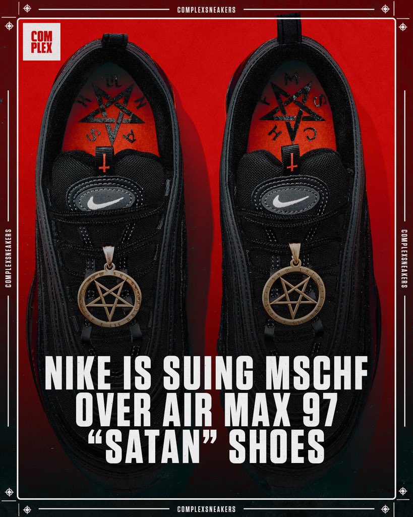 Nike подала в суд из-за «сатанинских» кроссовок с кровью - 1 - изображение