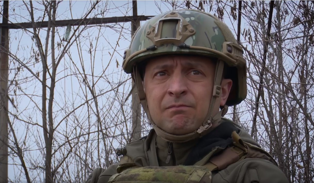 «Мы все видим обострение». Зеленский показал видео о поездке на Донбасс