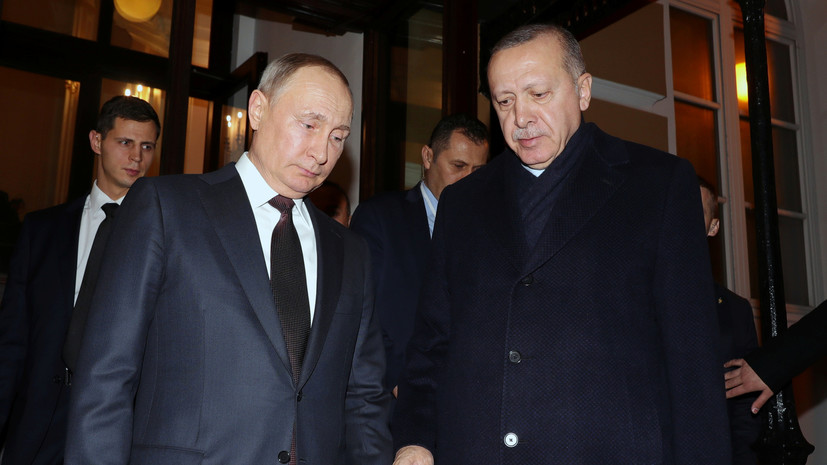 Эрдоган и Путин обсудили ситуацию в Палестине
