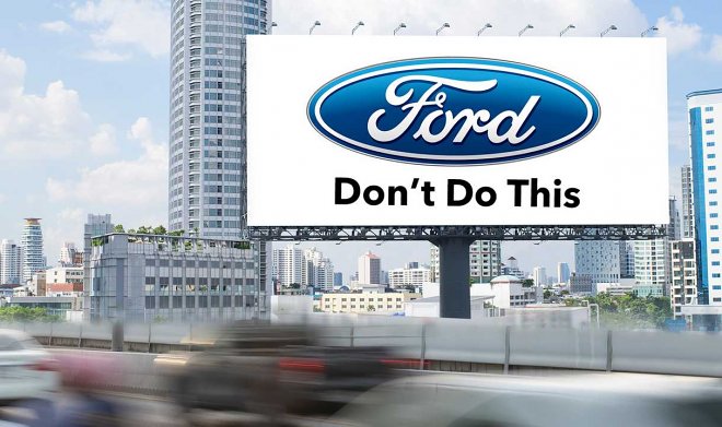 Ford запатентовал технологию трансляции придорожной рекламы в автомобиль