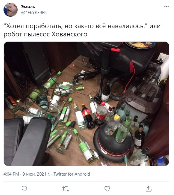 «Приговорить к пожизненной уборке квартиры»: как в соцсетях высмеяли беспорядок в доме Юрия Хованского - 14 - изображение