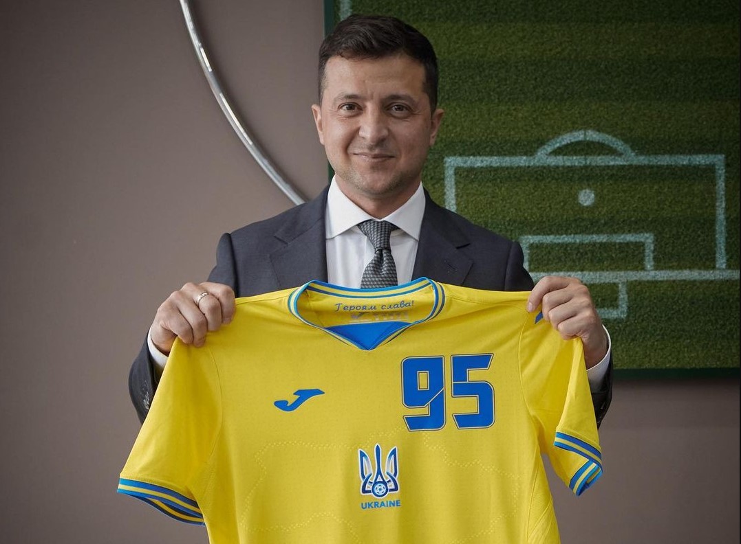 Зеленский: новая форма сборной Украины умеет шокировать