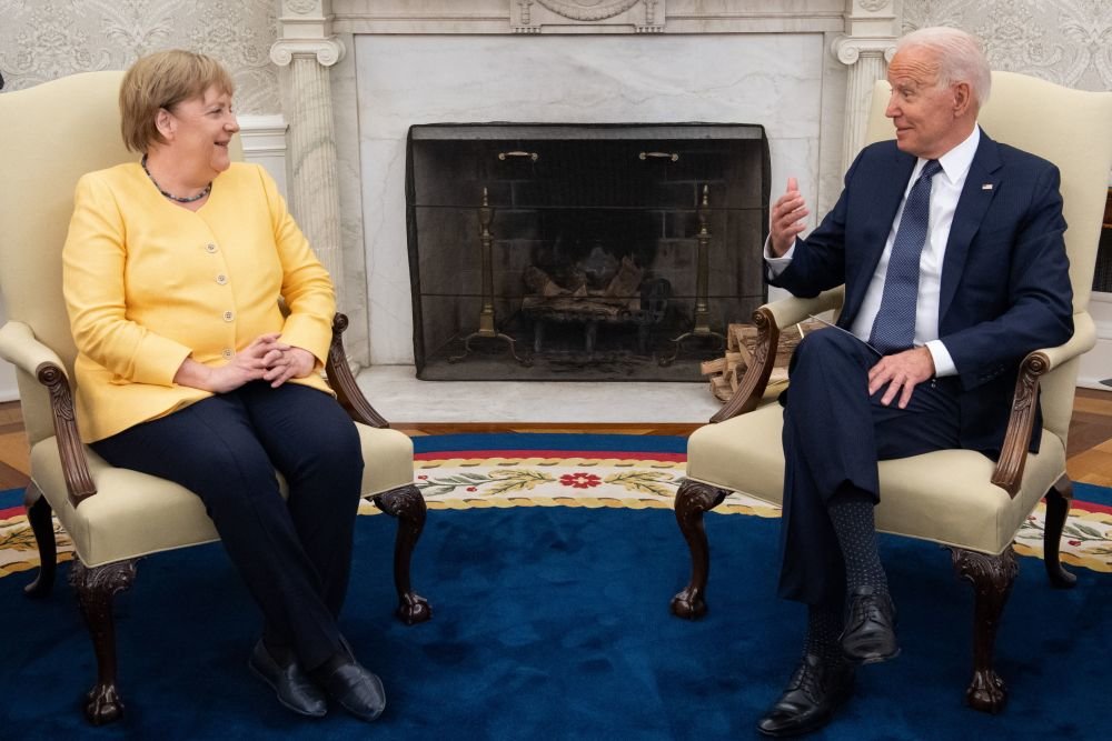 Обсудили «Северный поток-2» и вспомнили Украину: Байден и Меркель провели встречу в США