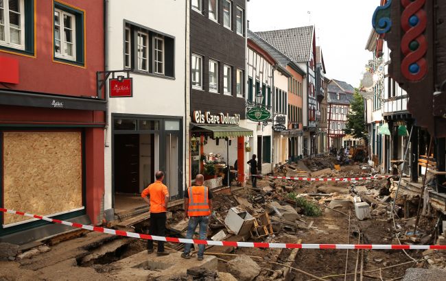 В Германии оценили первые убытки от наводнения (фото)