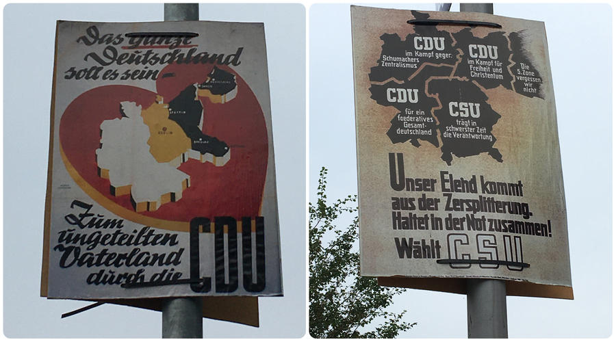 В Германии развесили агитирующие за партию Меркель плакаты с Калининградской областью в составе страны