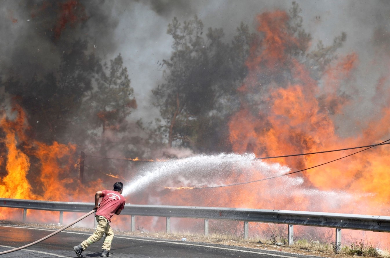 Зеленский поручил отправить 100 спасателей тушить пожары в Греции