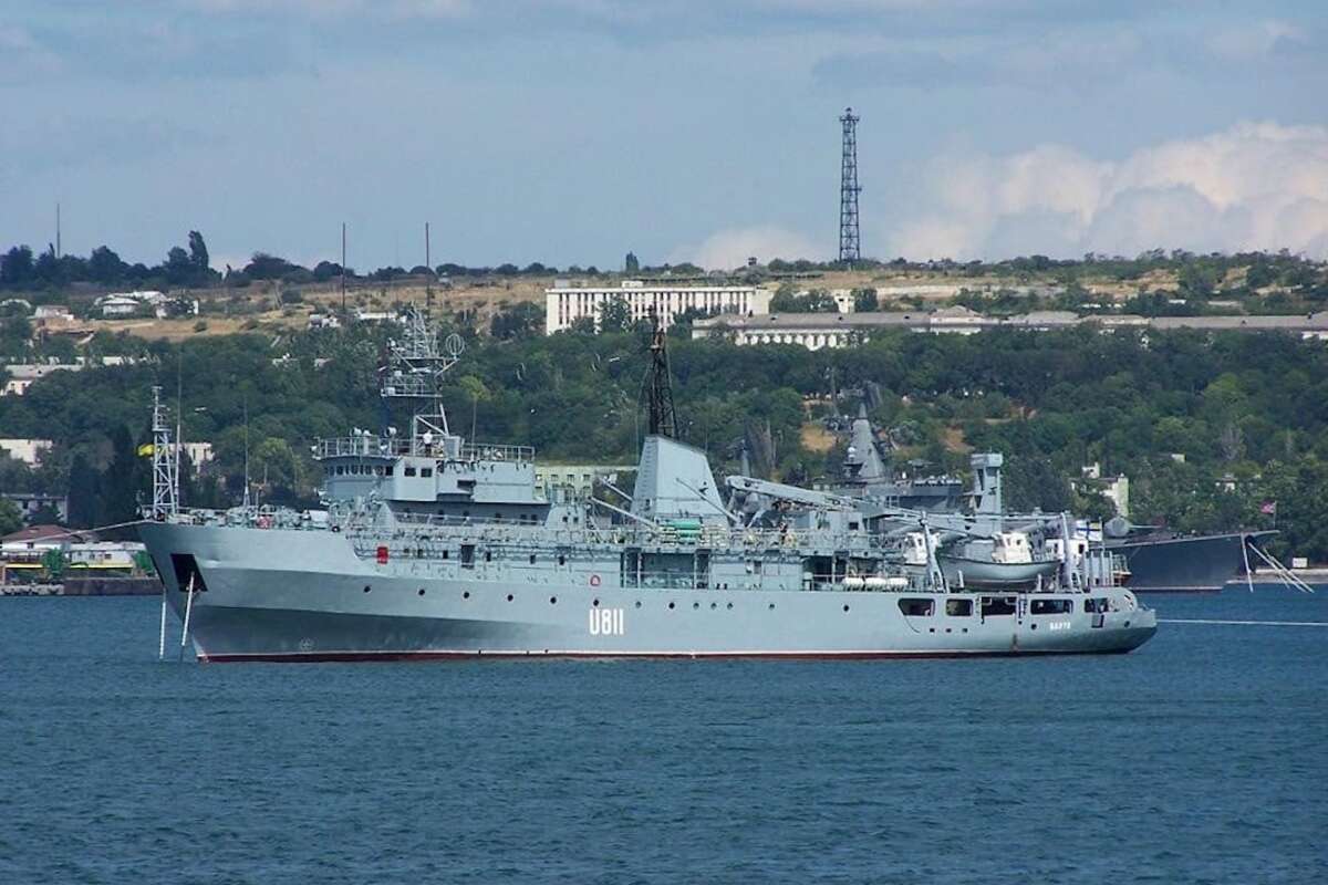 В Черном море терпит бедствие корабль ВМФ «Балта» (фото)
